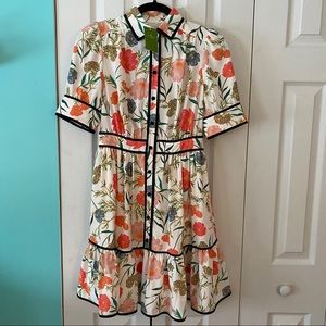 Kate Spade blossom shirt dress